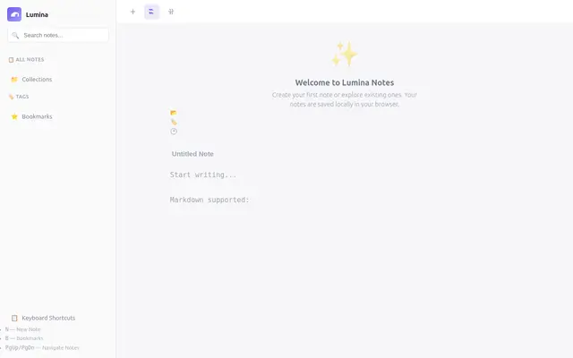 Notes screenshot