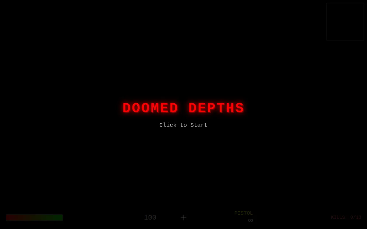 Initial view of DOOM