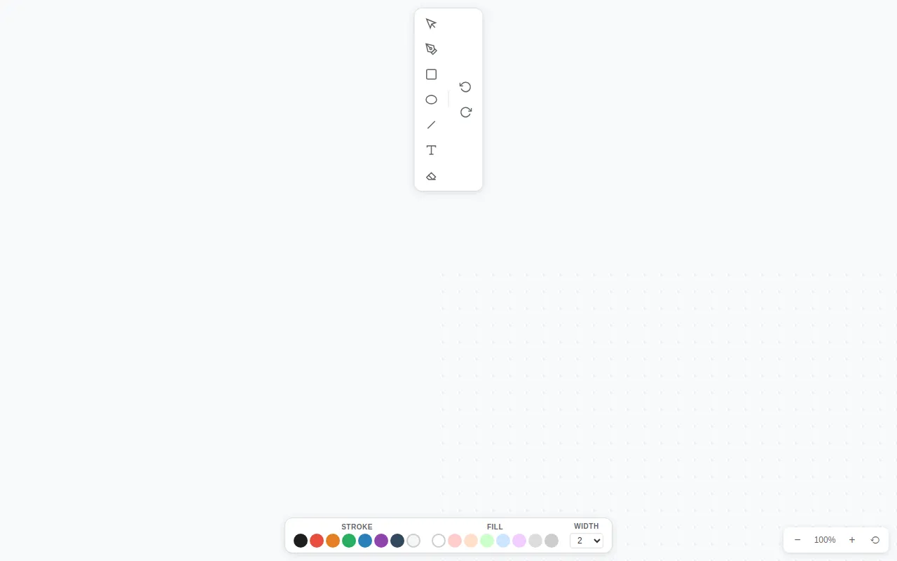 Initial view of Whiteboard