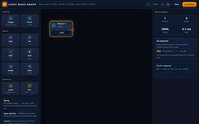 Node Graph Editor screenshot