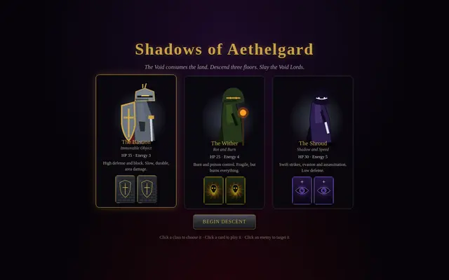 Deckbuilder screenshot