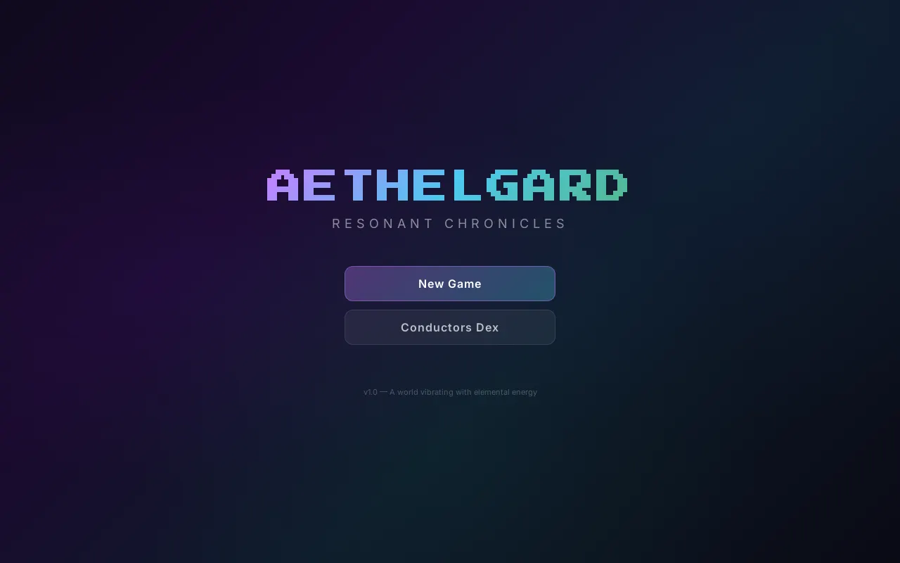 Initial view of Aethelgard