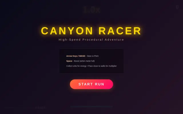 Canyon Run screenshot