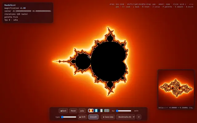 Fractal Explorer screenshot