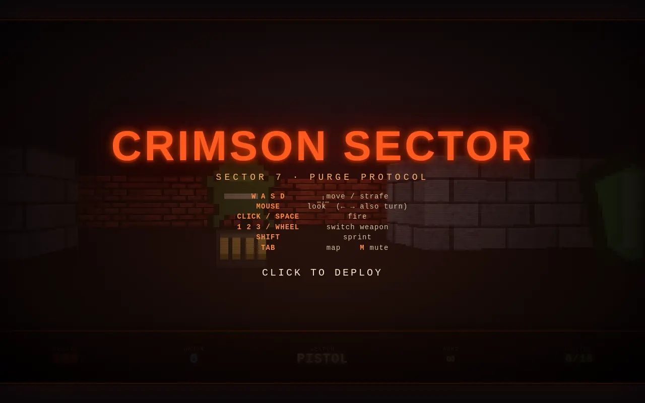 Initial view of DOOM