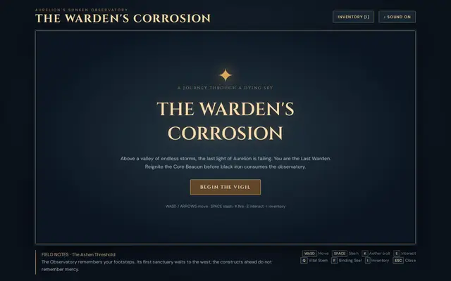 Warden screenshot