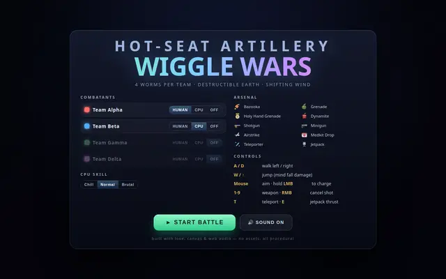 Worms screenshot