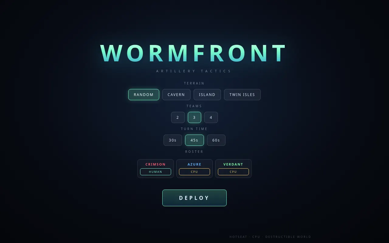 Initial view of Worms