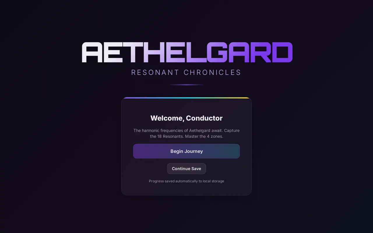 Initial view of Aethelgard