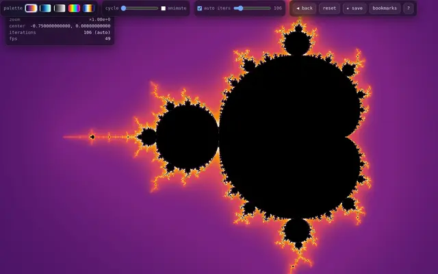Fractal Explorer screenshot