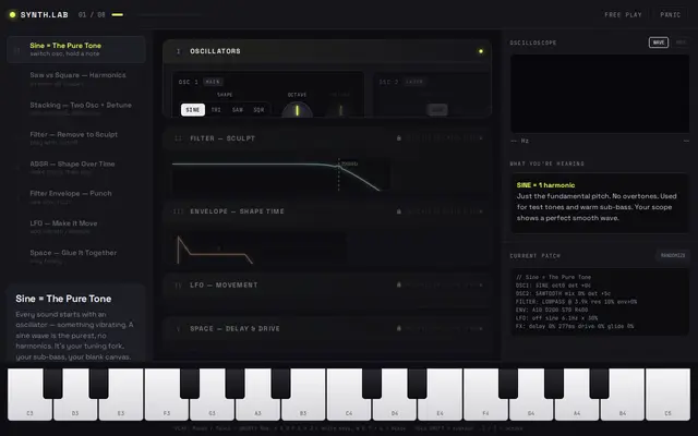 TutSynth screenshot