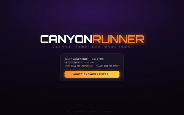 Canyon Run screenshot
