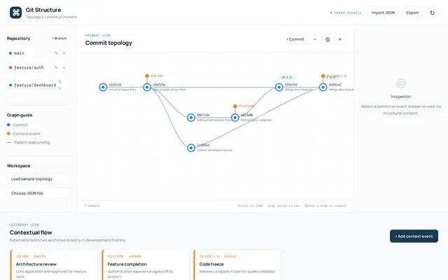 Git Explorer screenshot