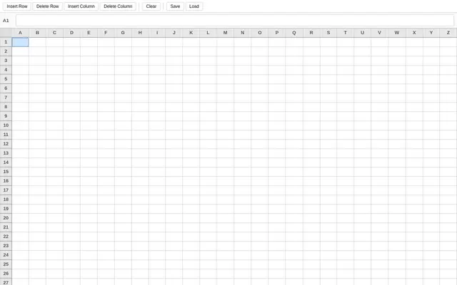 Spreadsheet screenshot