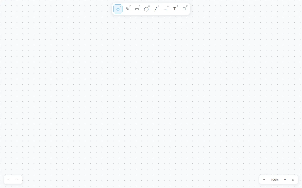Initial view of Whiteboard