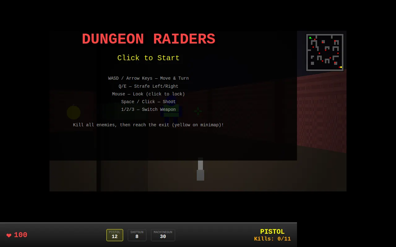 Initial view of DOOM