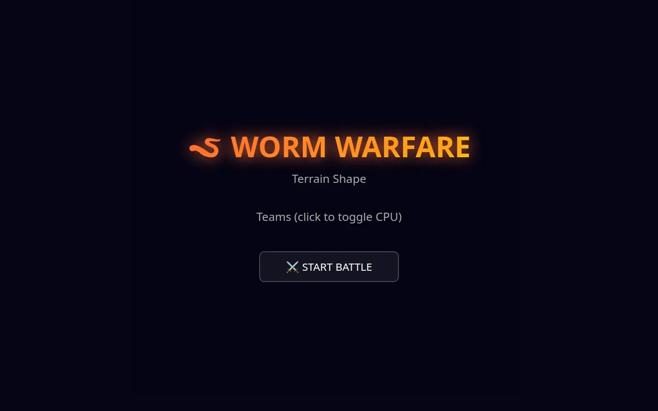 Initial view of Worms