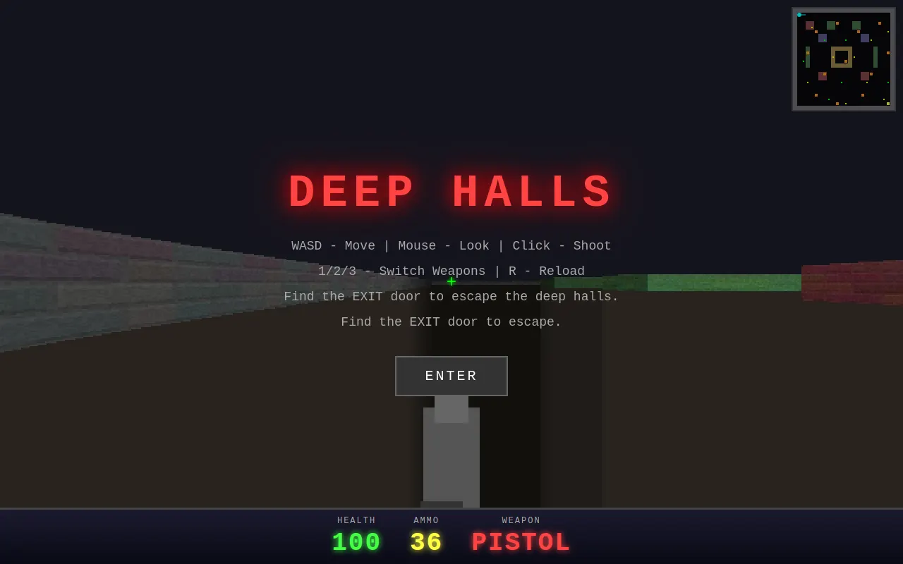 Initial view of DOOM