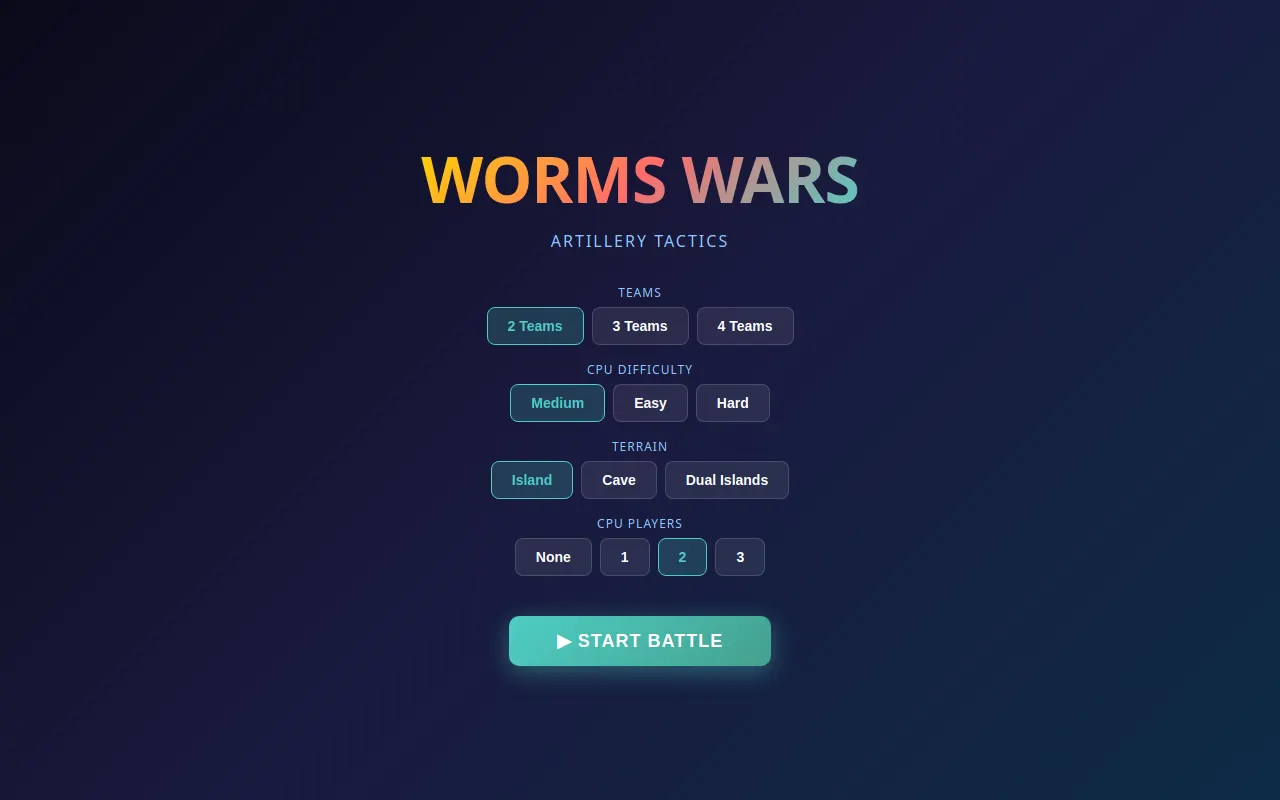 Initial view of Worms