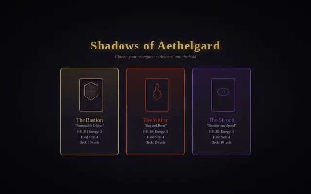 Deckbuilder screenshot