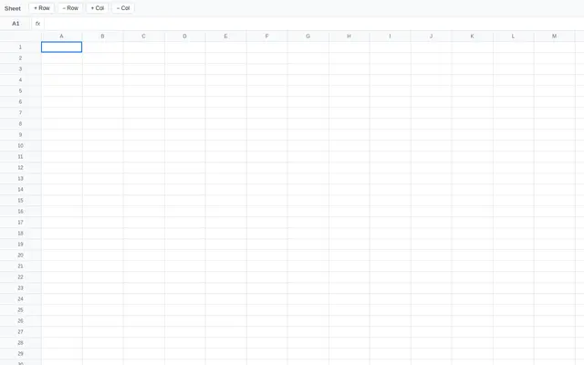 Spreadsheet screenshot