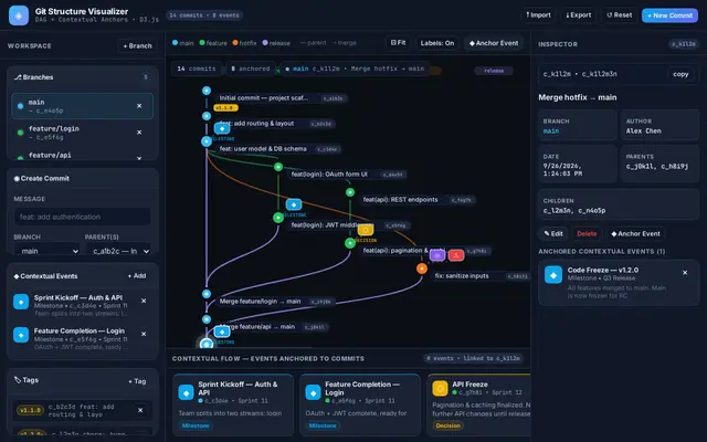 Git Explorer screenshot