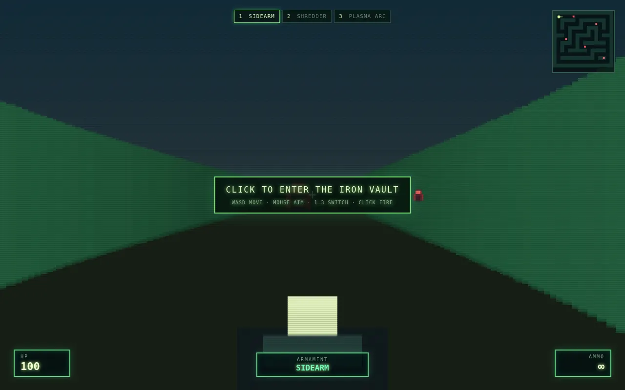 Initial view of DOOM