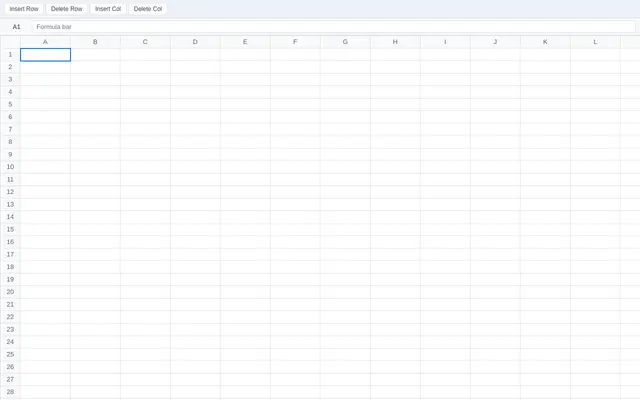 Spreadsheet screenshot