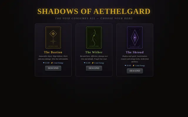 Deckbuilder screenshot