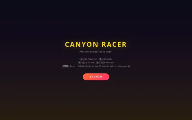 Canyon Run screenshot