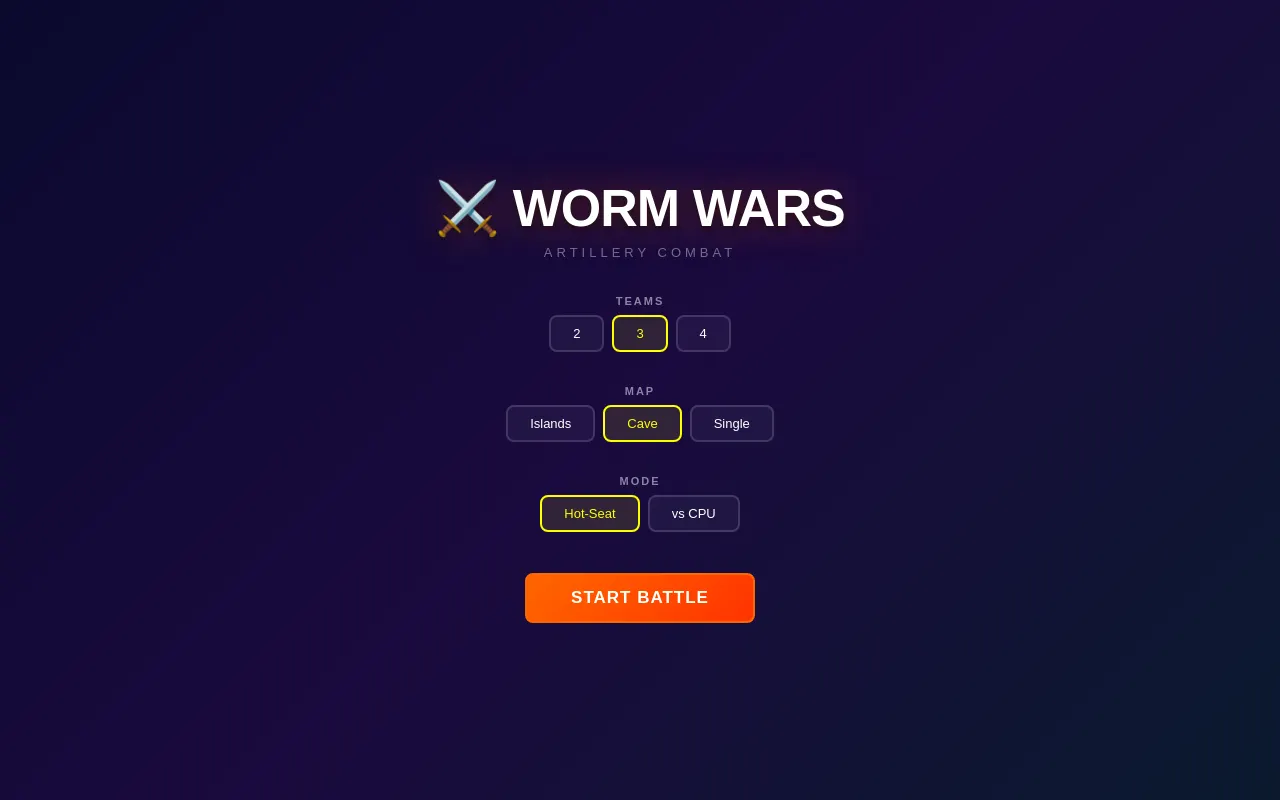 Initial view of Worms