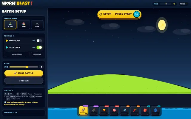 Worms screenshot