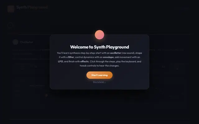 TutSynth screenshot
