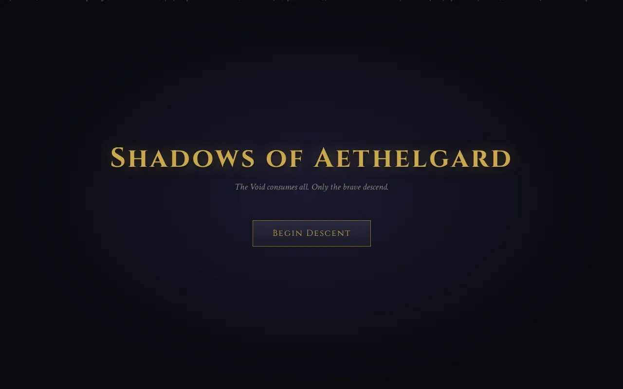 Initial view of Deckbuilder